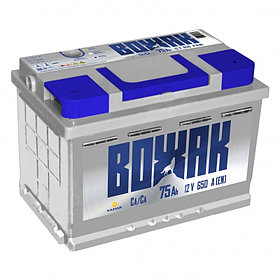 6СТ-75 АПЗ о.п. Аккумулятор "ВОЖАК" +справа