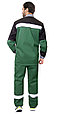 Костюм СИРИУС-ПРОФИЛЬ куртка, брюки, зеленый с черным со светло-серой отделкой и СОП, фото 2