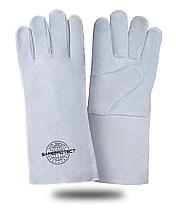 Краги спилковые Safeprotect КАРЕЛИЯ серые (без подкладки) р. 10,5