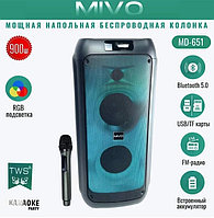 Портативная колонка MIVO MD-651 90W, микрофон беспроводной, BT SPEAKER