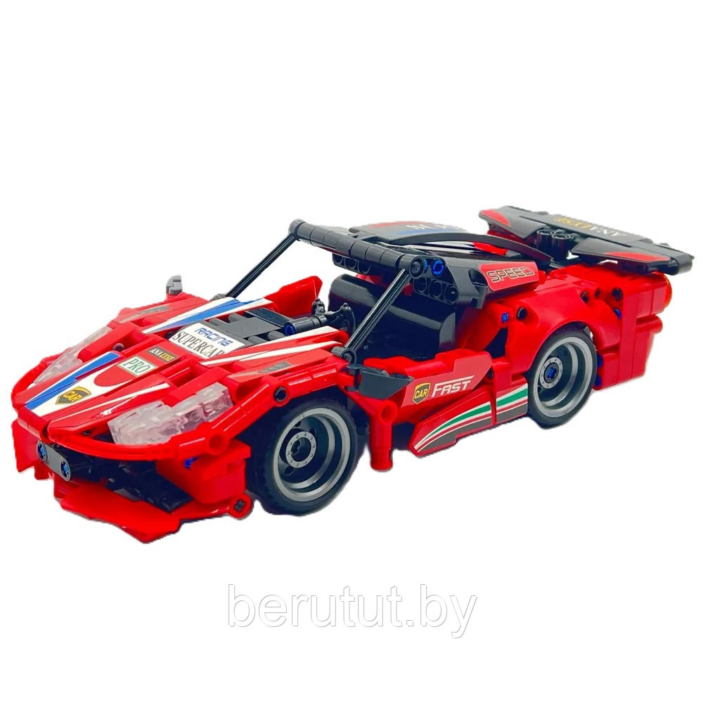Конструктор машина на радиоуправлении Ferrari 488 354 детали