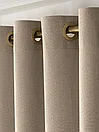 Готовый комплект штор из рогожки 02. Светлый песок, фото 9