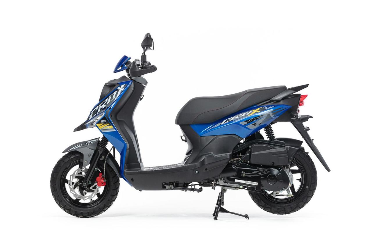 Скутер SYM CROX 125 Ярко Синий/ Матовый Темно-Серый