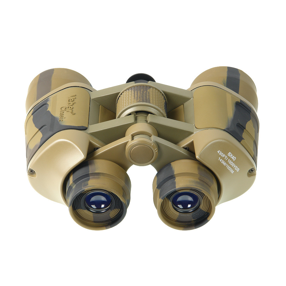Бинокль Veber Classic БПШЦ 8x40 VRWA широкоугольный, камуфлированный