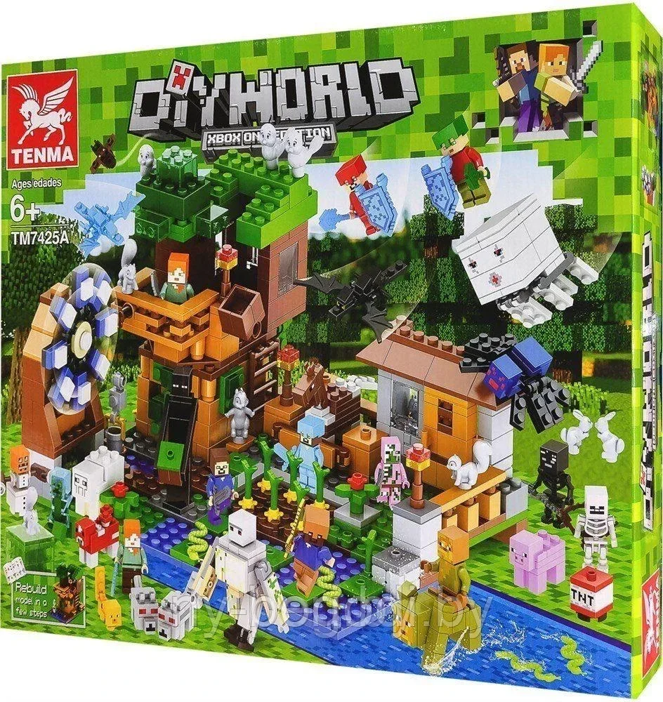 Конструктор аналог лего lego майнкрафт загородный дом TM7425A