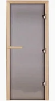 Дверь для сауны DoorWood "Теплое утро" 200х80 (сатин , коробка листва)