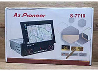 Выдвижная 1DIN магнитола AS.Pioneer S-7710 с сенсорным 7 дюймовым HD экраном, Android 13, Bluetooth,SD, USB