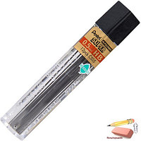 Грифель для механических карандашей Pentel Super, HB, 0,5 мм., арт.С505-НВ