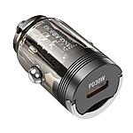 Автомобильное зарядное устройство BOROFONE BZ29 Type-C QC3.0 30W прозрачный