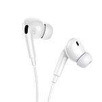 Наушники с микрофоном HOCO M111 Pro с пультом управления для iPhone с разъемом Lighting белый