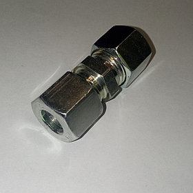 Соединитель гидравлической трубки d=10 mm
