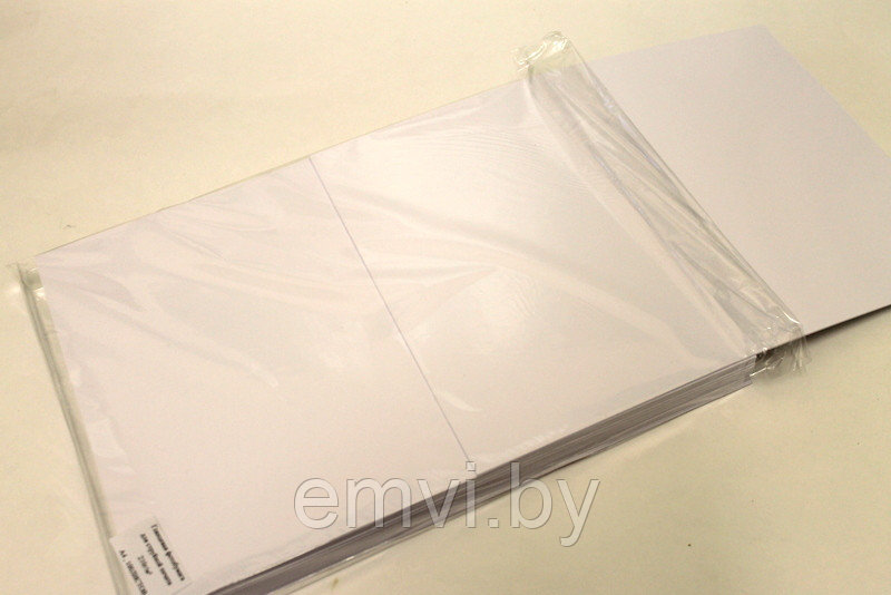 Фотобумага A4 140г/м2 100 л., глянцевая односторонняя (эконом)