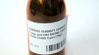 Тонер 43459324/ 3459440/ 43459444 для OKI MC350/ C3500 C3300/ C3400 Black (70gr)