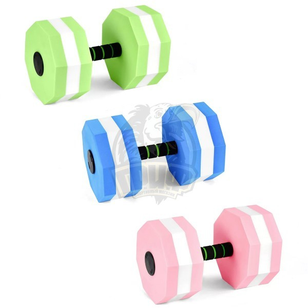 Аквагантель для аквааэробики восьмигранная Cliff (арт. CF-GAW-MIX)