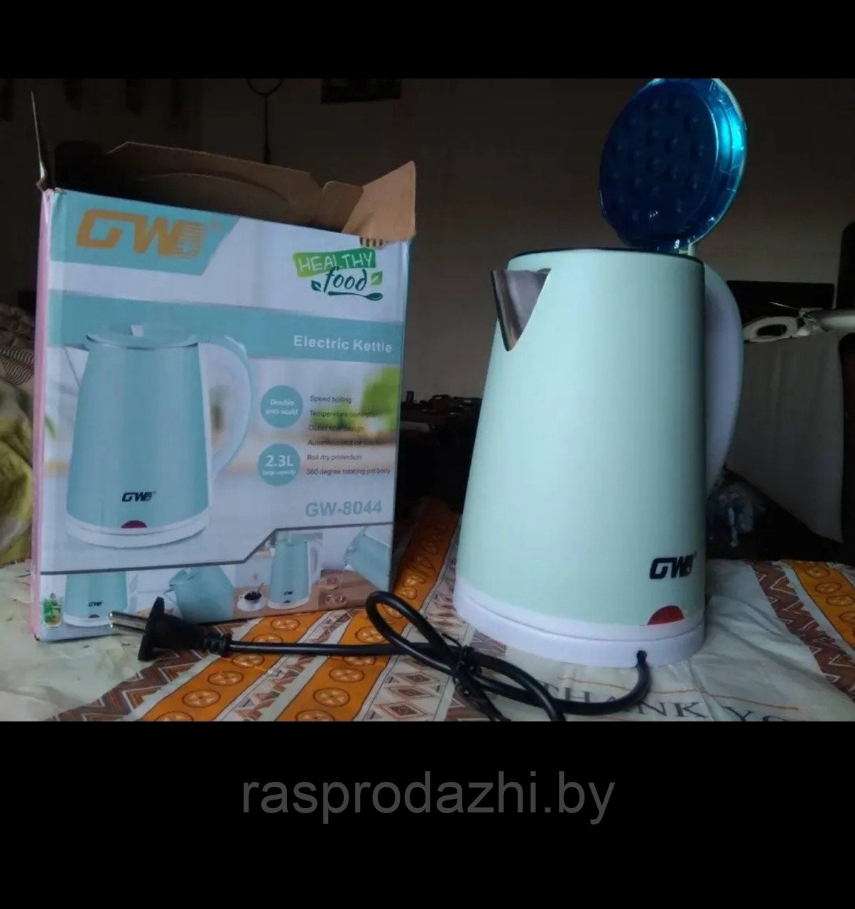 Чайник электрический GW 1500W, 2.3L GW-8044