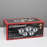 Набор кастрюль из нержавеющей стали 10пр. GUDENHOFF GH-922, фото 5