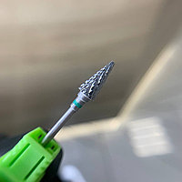 Фреза твердосплавная Конус, зеленая (жесткая абразивность)