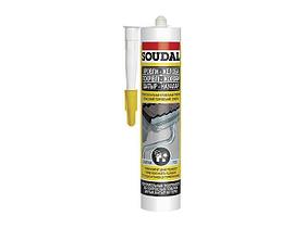 Герметик кровельный профессиональный "Soudal" КРОВЛИ ЖЕЛОБА прозрачный 280 мл