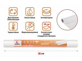 Бумага для выпечки пергаментная, силиконизированная, 5м, ширина 39 см, PERFECTO LINEA (100% качество. Размер