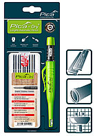 Набор строительный карандаш Pica Dry Longlife с грифелями-стержнями 30405