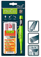 Набор строительный карандаш Pica Dry Longlife с грифелями-стержнями 30407