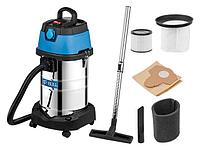 Пылесос BULL AS 3001 + аксессуары 1400 Вт, 30 л, 6м кабель, 3м шланг, HEPA, мануал., выдув (класс: L