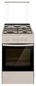 Плита Газовая Darina 1B GM 341 107 W белый/черный (стеклянная крышка) реш.сталь