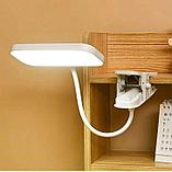 Лампа гибкая, светодиодная, USB на прищепке LED, фото 2
