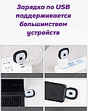 Шапка с bluetooth наушниками и LED фонариком (черная, серая), фото 4