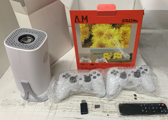 Портативный игровой проектор с двумя джойстиками HD Projector + 3D Game