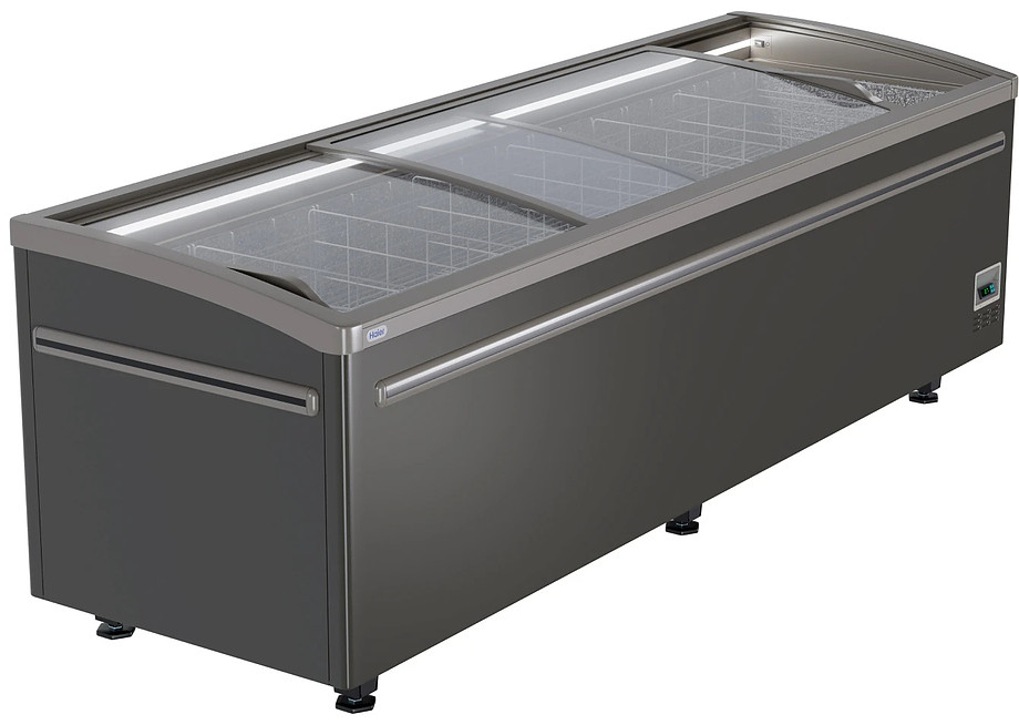 Ларь-бонета Haier GTS1850G с разделителями (серый) (1850х860х810 мм, от -24 до 10 °C, 518 л, 220 В, 0,35 кВт)