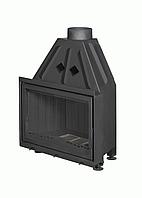 Каминная топка АЛЬФА 800B черный шамот