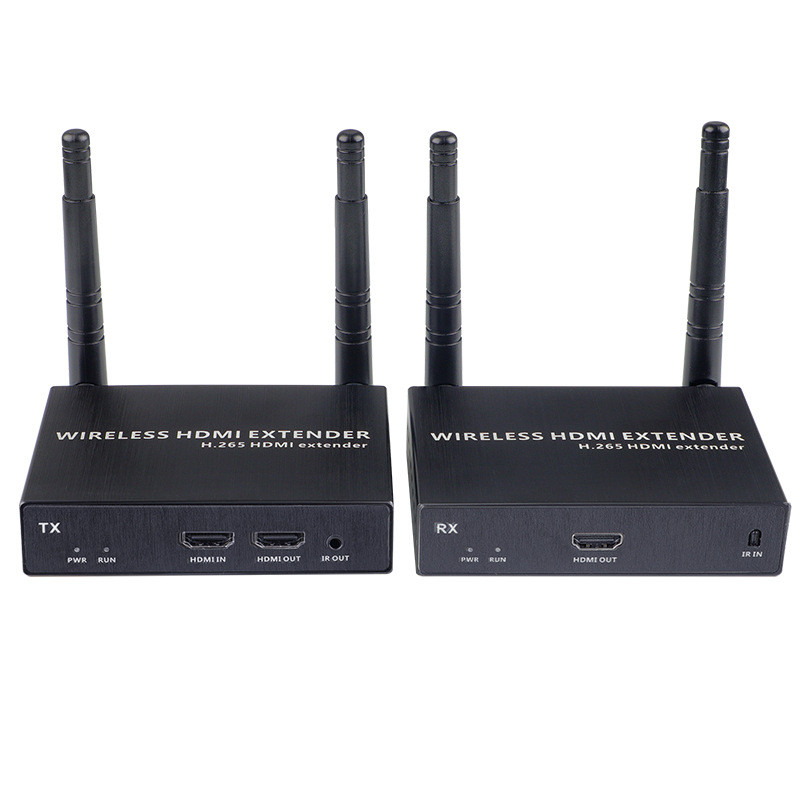 Удлинитель сигнала HDMI по Wi-Fi до 100м, активный, FullHD 1080p, комплект, черный 556208