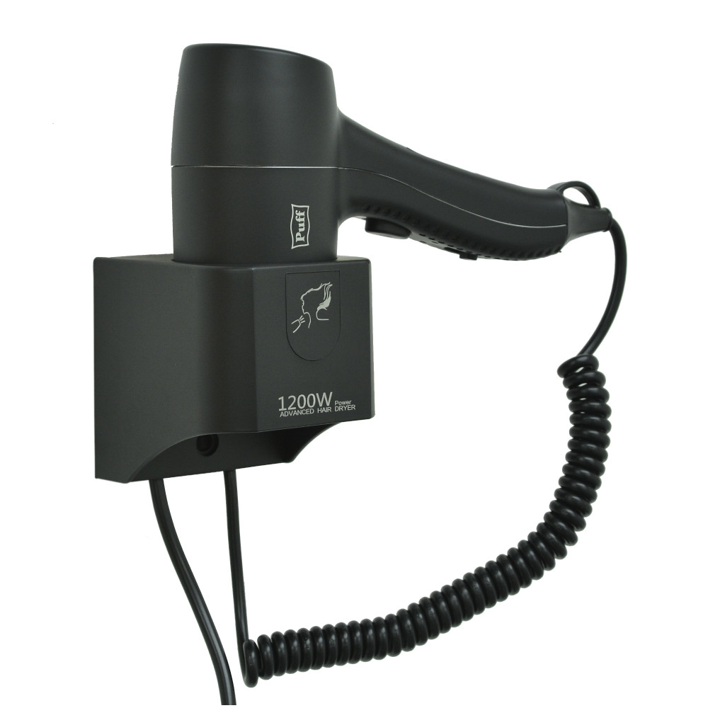 Фен для волос Puff-1205Bl настенный