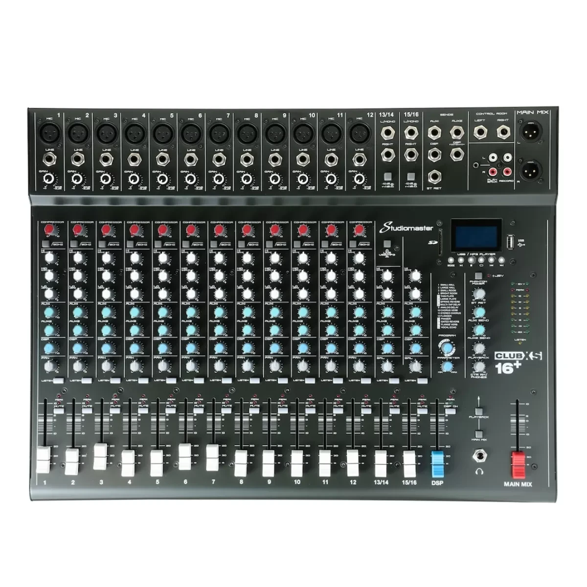 Аналоговый микшерный пульт Studiomaster Club XS16+