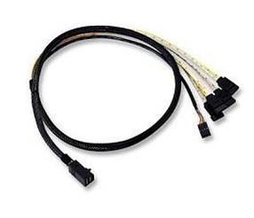 LSI L5-00221-001 Кабель CBL-SFF8643-SATASB-10M, 1 metre cable, SFF8643 to X4 SATA