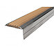 Угол алюминиевый с резиновой вставкой противоскольжения СЕРЫЙ 38х20 мм. 1,5 м., фото 7