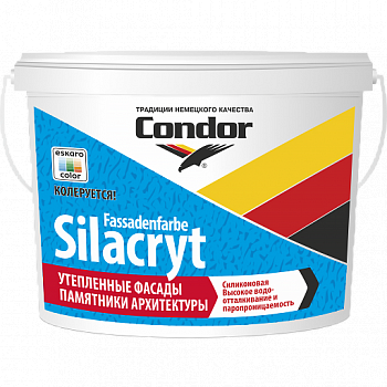 Краска ВД "Fassadenfarbe Silacryt" (Фасаденфарбе Силакрит), ведро 15 л (22,5 кг)