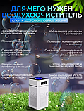 Очиститель воздуха для дома/ ионизатор для дезинфекции и устранения пыли и запаха, фото 7