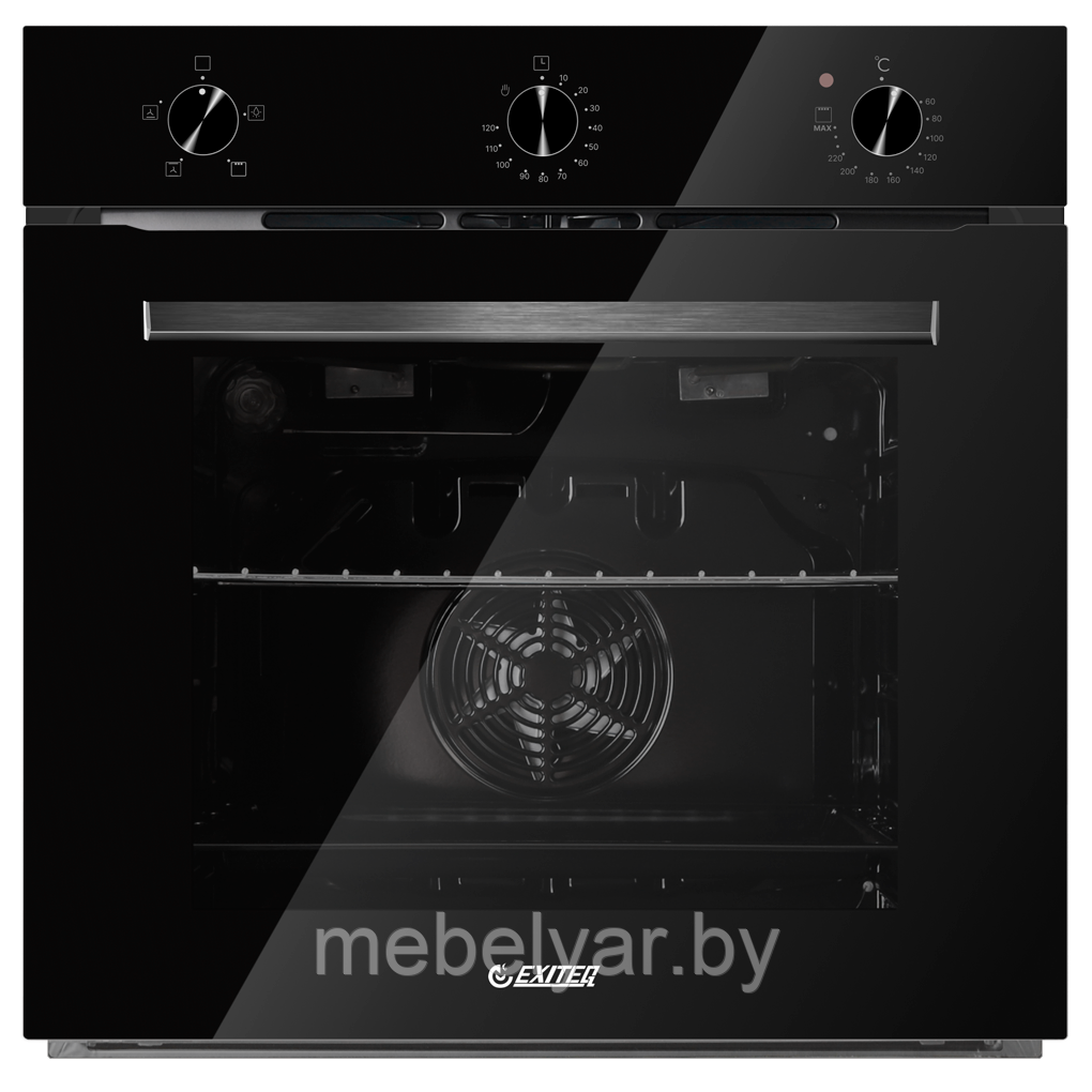 Духовой шкаф электрический встраиваемый EXITEQ EXO-107 black