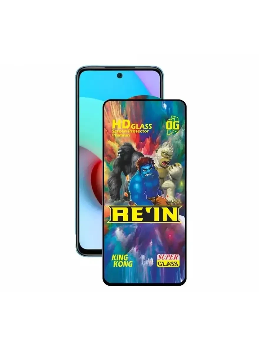 Защитное стекло для Samsung Galaxy A35 SM-A356 черный (Rein с полной проклейкой)