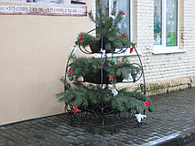 Металлическая подставка под цветы №19