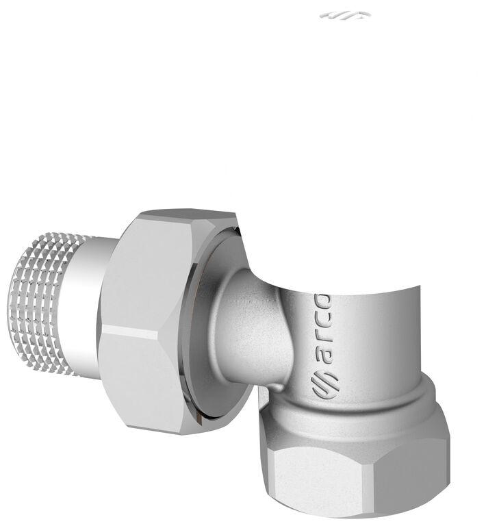 Вентиль радиаторный (на подачу) угловой 1/2" Arco 503205
