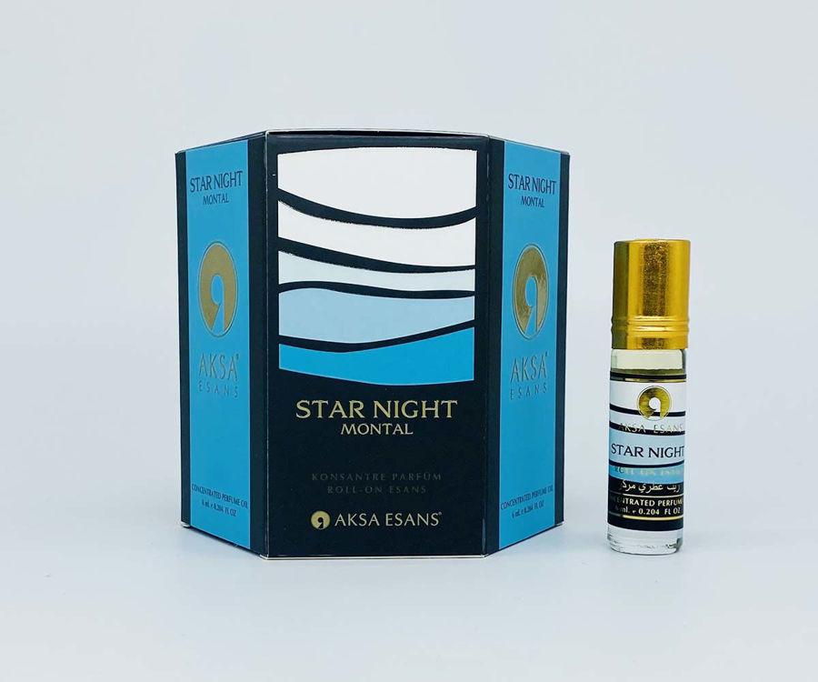 Турецкие масляные духи Star Night Montal Aksa Esans 6 мл, Турция