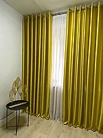 Комплект штор блэкаут А3. Лимонный