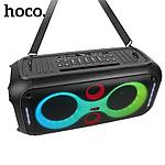 Портативная колонка Hoco DS50 Черная (50W, с беспроводным микрофоном, BT 5.3, AUX, USB, SD, FM, 6000