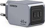Сетевое зарядное устройство UGREEN X707-35008 Nexode Pro 2 USB-C, 45W, GaN Fast Charger, Серый