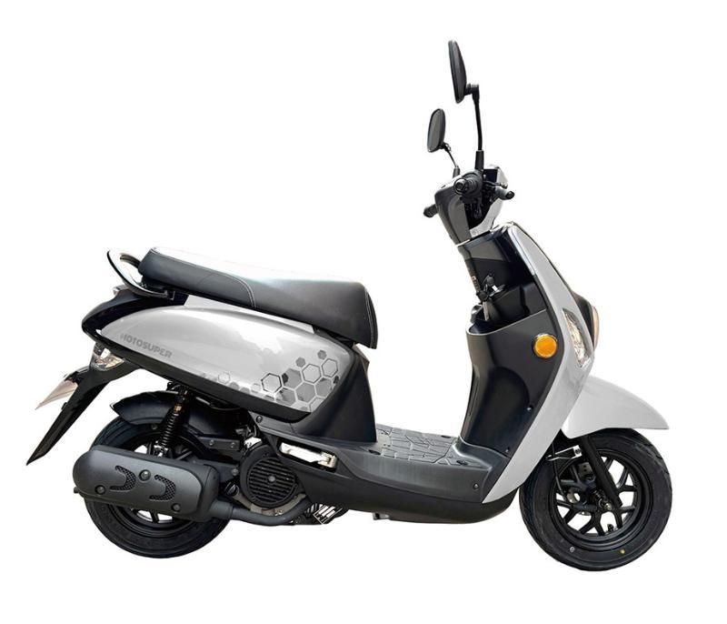Скутер Motosuper S9 Blanc Gris (белый)