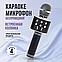 Беспроводной микрофон для караоке - PROFIT WS-858, bluetooth, USB, MicroSD, AUX, изменение голоса, черный, фото 10
