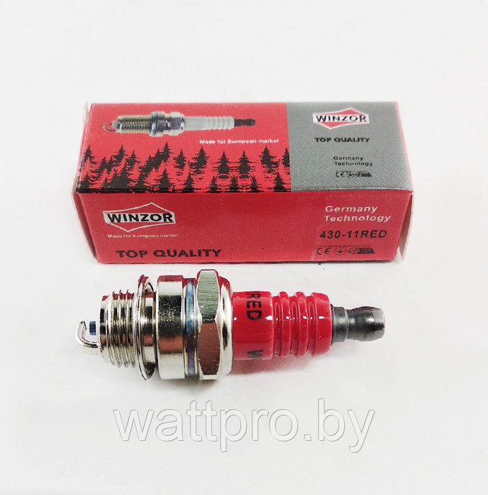 430-11RED Свеча зажигания бензопилы красный цоколь